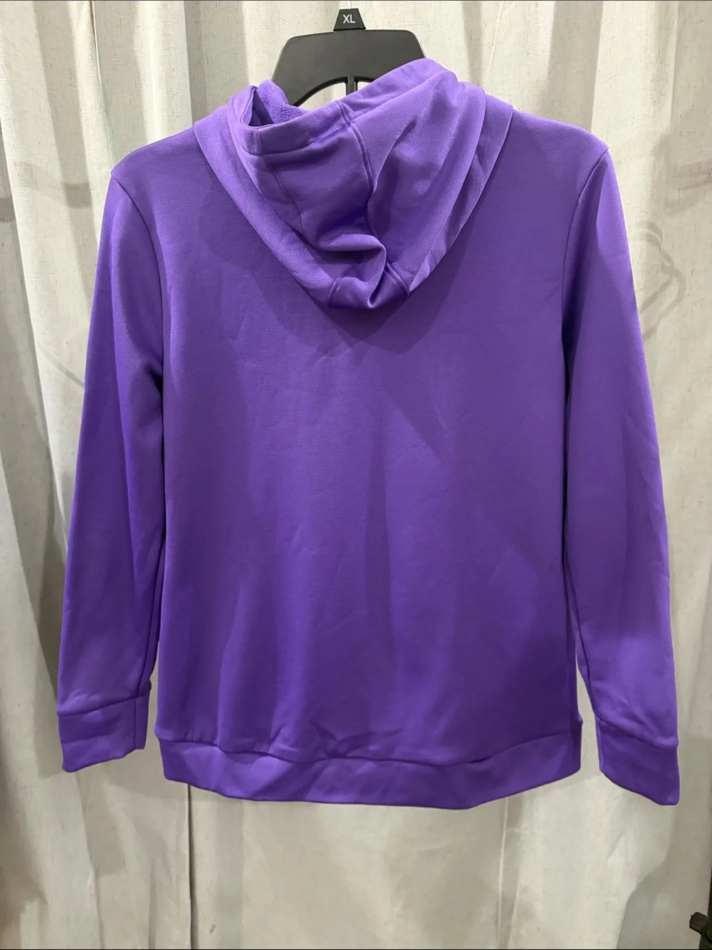 Under Armour Purple Hoodie with Orange Accent Logo